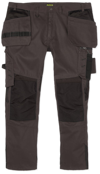 BLÅKLÄDER Trousers 15551860 Cotton, PL (Polyester) Black, Dark Grey Size 47S