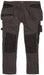 BLÅKLÄDER Trousers 15551860 Cotton, PL (Polyester) Black, Dark Grey Size 47S