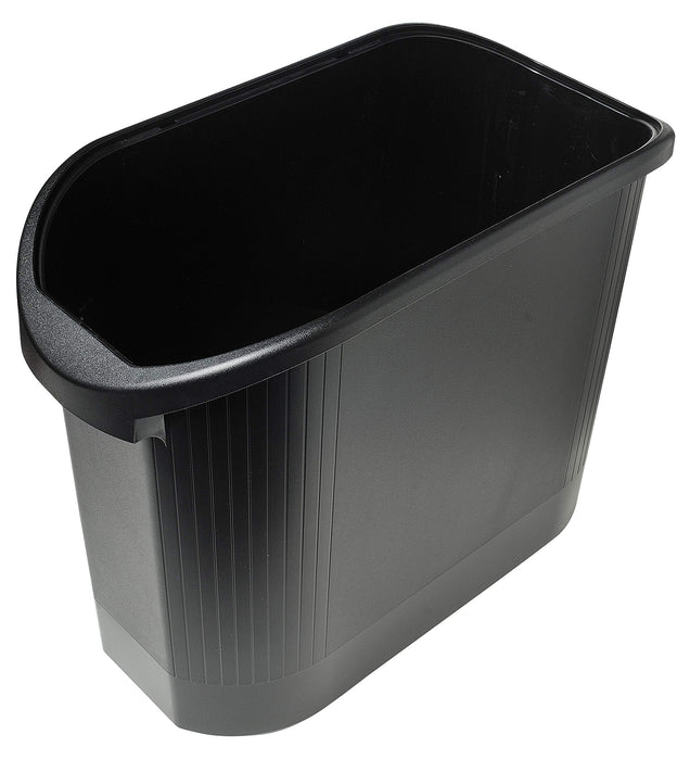 Exacompta Waste Paper Bin Topline 26L 24 x 48 x 36.5 cm Black