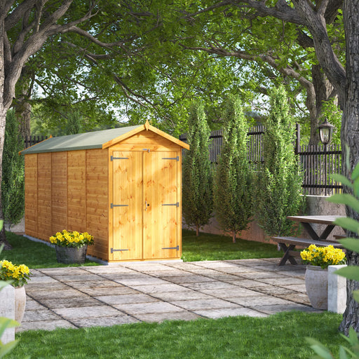 Power Garden Shed 204PAWDD Golden Brown 20x4