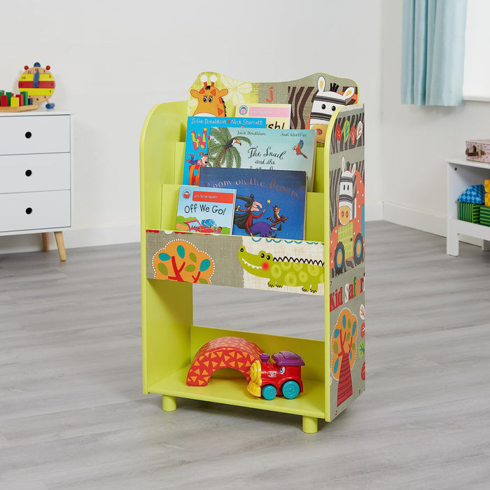 Liberty House Toys Bookcase TF4802 Medium-density fibreboard 3+ 485 (W) x 240 (D) x 965 (H) mm Green