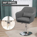 HOMCOM Swivel Chair for Lumbar Support Dark Grey