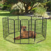 PawHut Pet Playpen Black 800 mm x 600 mm