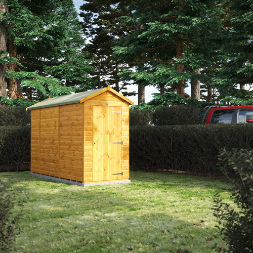 Power Garden Shed 104PAW Golden Brown 10x4