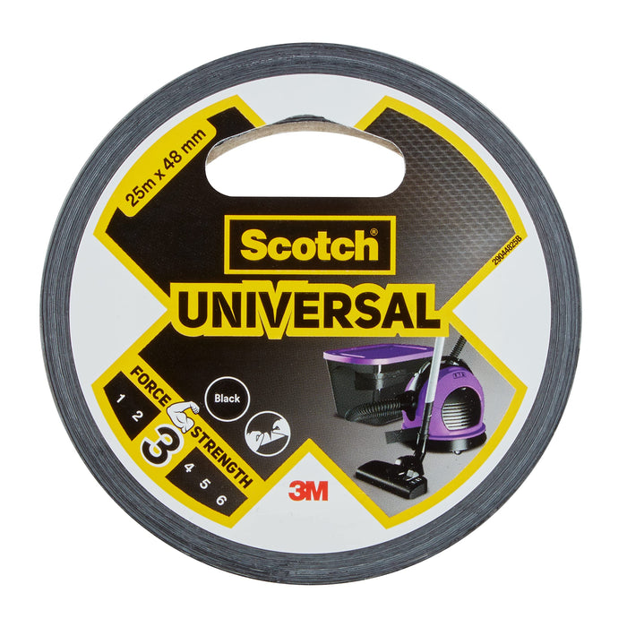 Scotch Duct Tape Universal Black 48 mm x 25 m