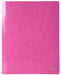 Exacompta Iderama Flat Bar Folder A4 Pink Glossy coated card 355 gsm 200 Sheets Pack of 25