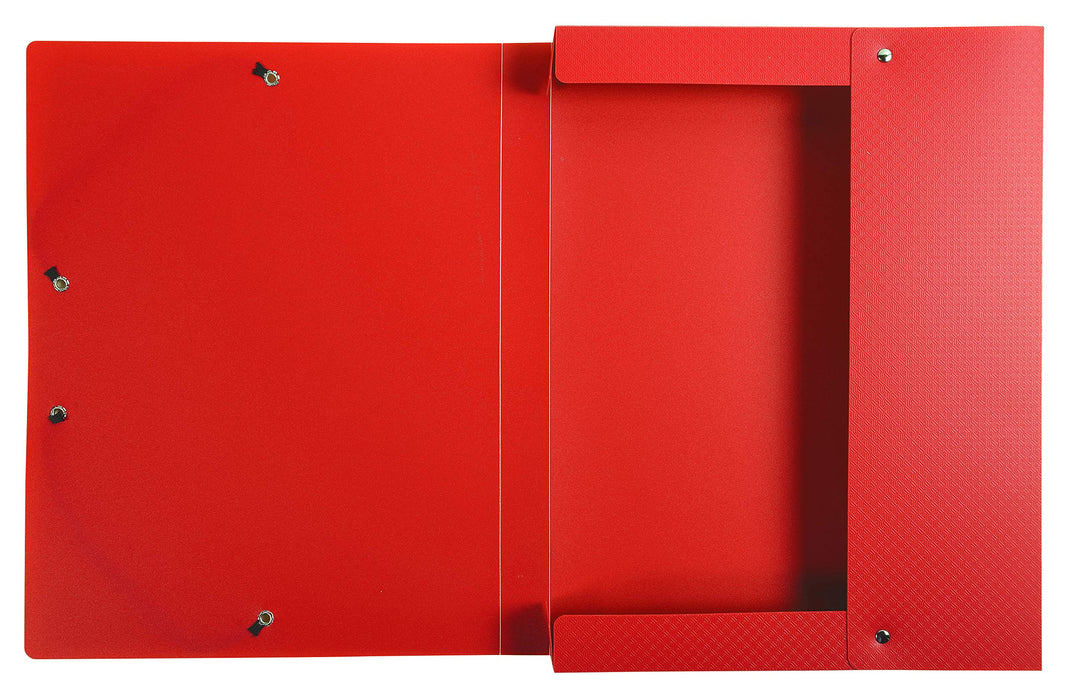 Exacompta Filing Box 59685E A4 Red Polypropylene 25 x 33 cm Pack of 8