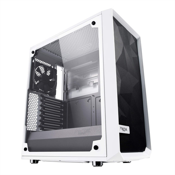 Fractal Design Meshify C White Tempered Glass ATX Mid Tower PC Case