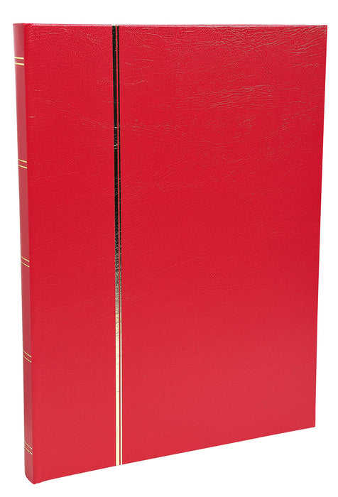 Stamp Album Faux Leather Cover Red 64 pages