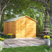 Power Garden Shed 208PAWDD Golden Brown 20x8