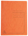 Exacompta Flat File 39994E A4 Mottled Pressboard 27.2 (W) x 0.2 (D) x 31.8 (H) cm Orange Pack of 25