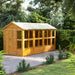 Power Garden Shed 146PAPS Golden Brown 14x6