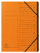 Exacompta Multipart File 541204E Mottled Pressboard Orange 24.5 (W) x 1 (D) x 32 (H) cm Pack of 10