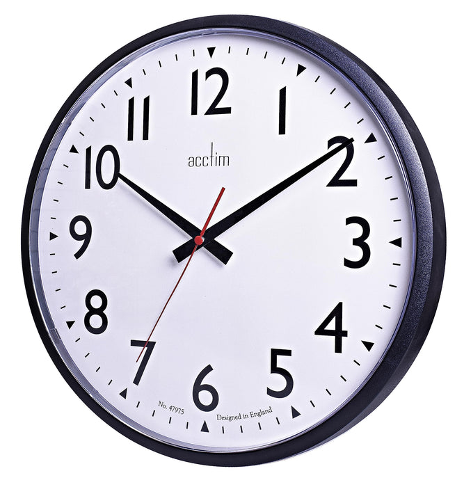 Acctim Analog Wall Clock 22463 35 x 5.6 cm Black