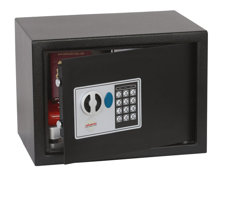 Phoenix Security Safe with Electronic Lock Vela Home & Office SS0802E 350 x 250 x 250mm Metallic Graphite