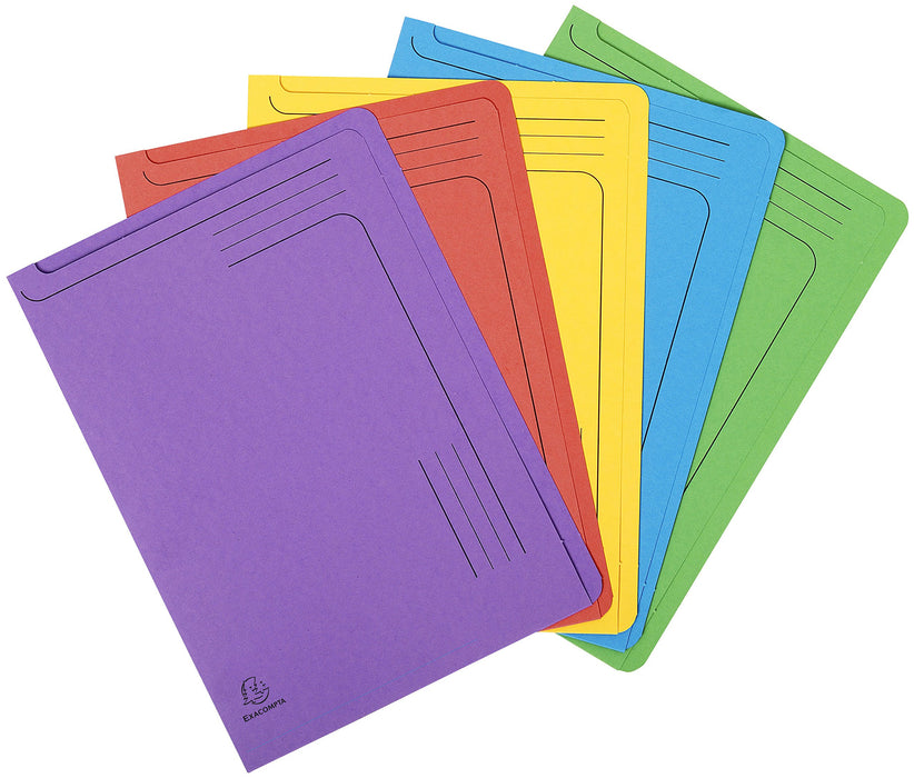 Exacompta Forever Slip File Assorted Board Pack of 40