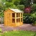 Power Garden Shed 66PAPS Golden Brown 6x6