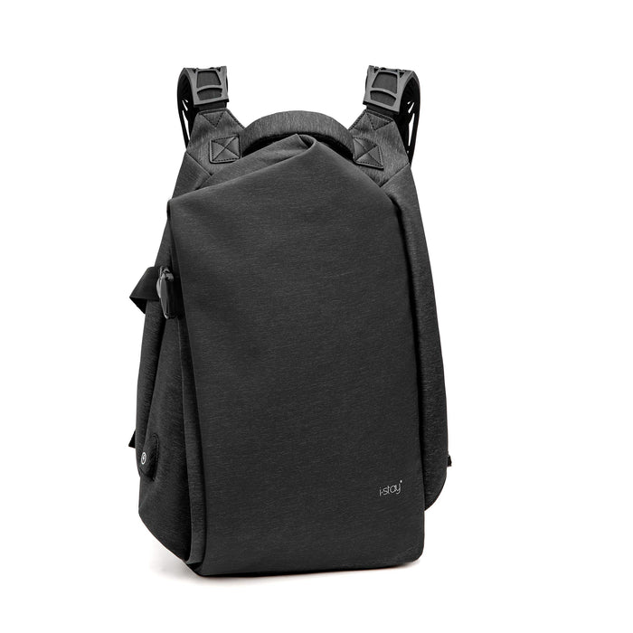 Falcon Laptop Backpack is0211 15.6 Inch Polyester Grey, Orange 33 x 34 x 43 cm