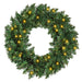 HOMCOM Christmas Wreath Christmas 55.5 x 10 cm