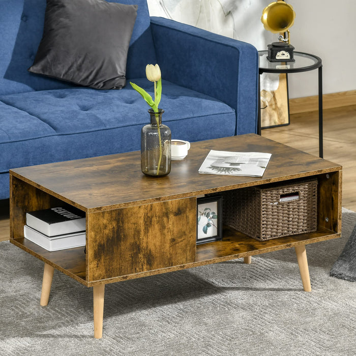 HOMCOM Coffee Table 839-235BN 1,000 x 500 x 450 mm