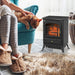 Homcom Electric Fireplace with Log Flame Effect