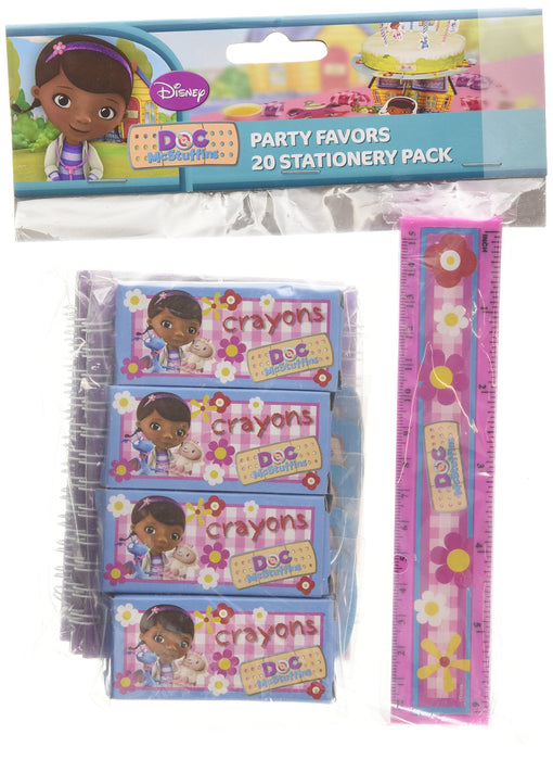 Disney Doc McSuffins 20-Piece Stationery Party Favours Pack