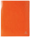 Exacompta Iderama Flat Bar Folder A4 Orange Glossy coated card 355 gsm 200 Sheets Pack of 25