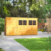 Power Garden Shed 126PPDD Golden Brown 12x6