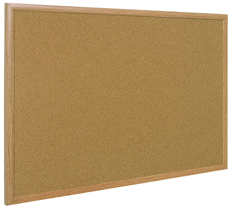 Bi-Office Earth Notice Board Non Magnetic 90 (W) x 60 (H) cm Brown