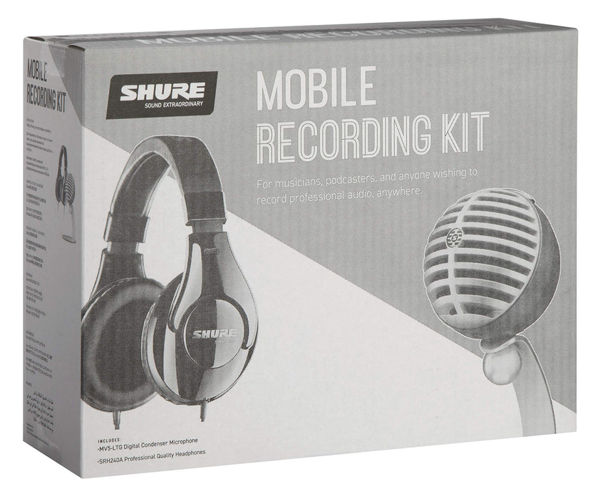 Shure Digital Recording Kit P58-CN-240-MVI Black