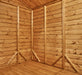 Power Garden Shed 126PPWDD Golden Brown 12x6