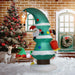 HOMCOM Christmas Tree with Santa Inflatable 100 x 240 cm