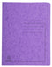 Exacompta Flat File 39998E A4 Mottled Pressboard 27.2 (W) x 0.2 (D) x 31.8 (H) cm Purple Pack of 25