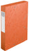 Exacompta Filing Box 16015H A4 Orange 600gsm Pressboard 25 x 33 cm Pack of 10