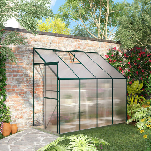 OutSunny Greenhouse 1.27 x 2.53 x 2.2 m Green