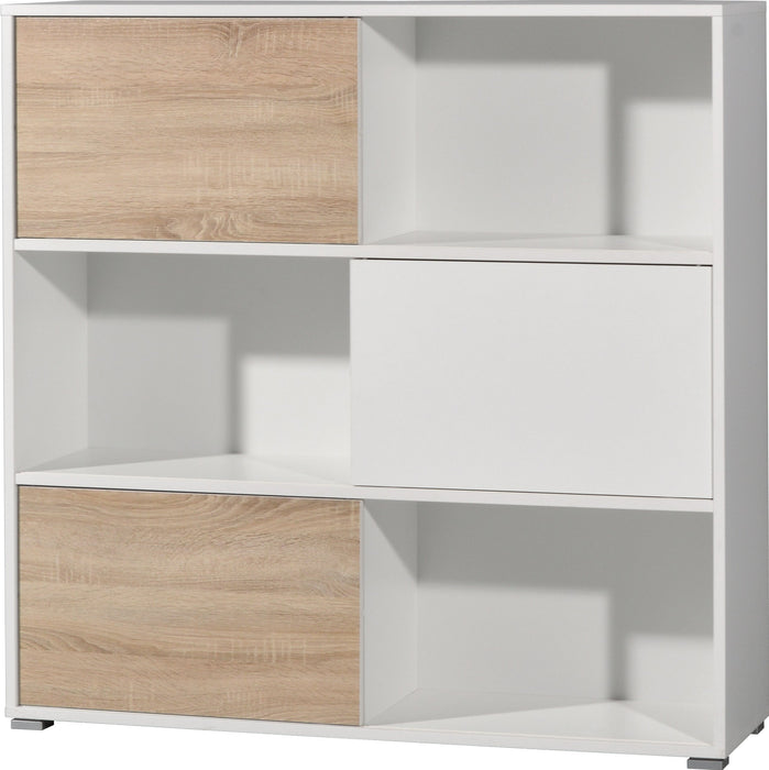 Germania Cupboard H120 Oak White, Brown 1,200 x 350 x 1,190 mm