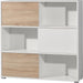 Germania Cupboard H120 Oak White, Brown 1,200 x 350 x 1,190 mm