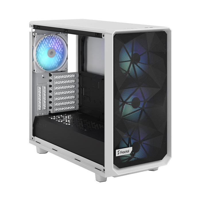 Fractal Meshify 2 RGB White Tempered Glass Clear ATX Mid Tower PC Case