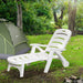 OutSunny PP Lounge Chair White