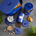 NEO Kitchen Storage Set Metal Navy HEX-NAVY Set of 5