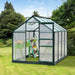 OutSunny Outdoor Greenhouse Waterproof Dark Green 2520 mm x 1900 mm x 2010 mm