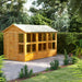 Power Garden Shed 126PAPS Golden Brown 12x6