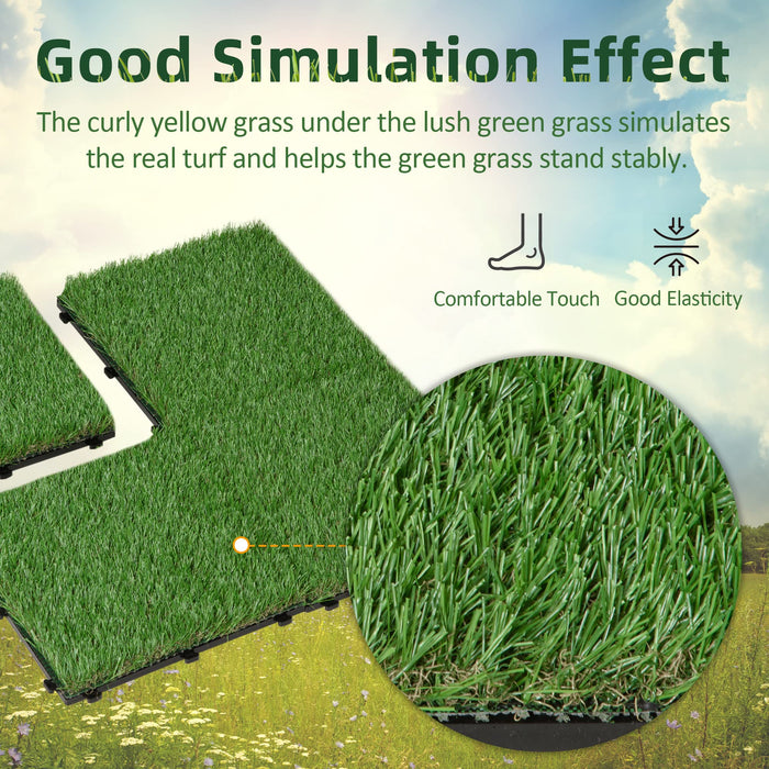 OutSunny Artificial Grass 35 cm Green