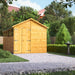 Power Garden Shed 168PADD Golden Brown 16x8