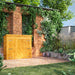 Power Garden Shed 62PPB Golden Brown