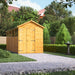 Power Garden Shed 166PADD Golden Brown 16x6