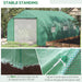 OutSunny Polytunnel Greenhouse 4.47 (L) x 3 (W) x 2 (H) m