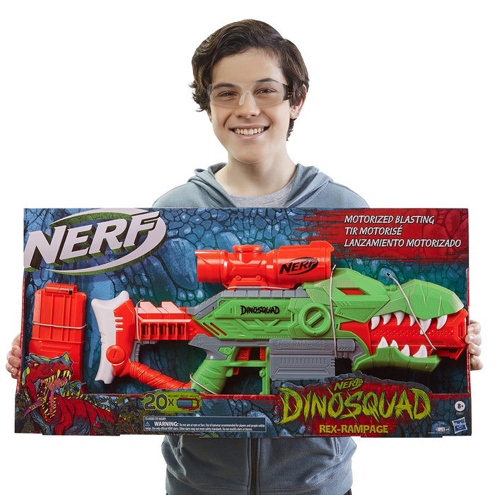 NERF DinoSquad Rex-Rampage Motorised Dart Blaster /F0807EU40