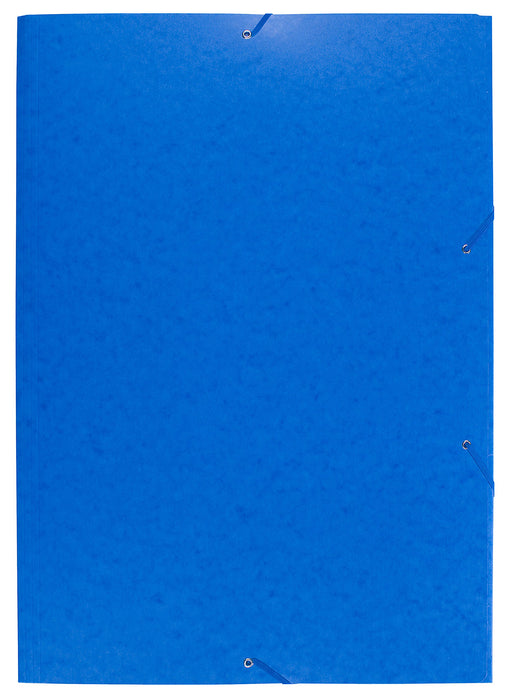 Exacompta 3 Flap Folder 59652E A2 Blue Mottled Pressboard 62 x 44 cm Pack of 10