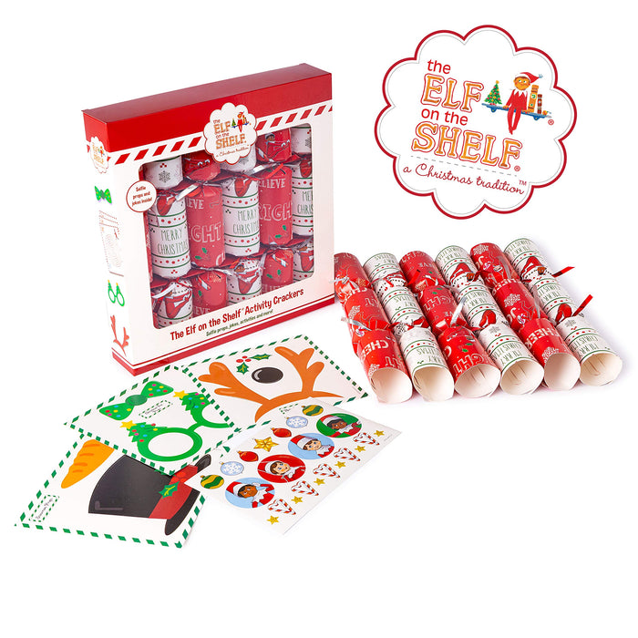 Elf on the Shelf Table / Tree Christmas Crackers 6-Pack